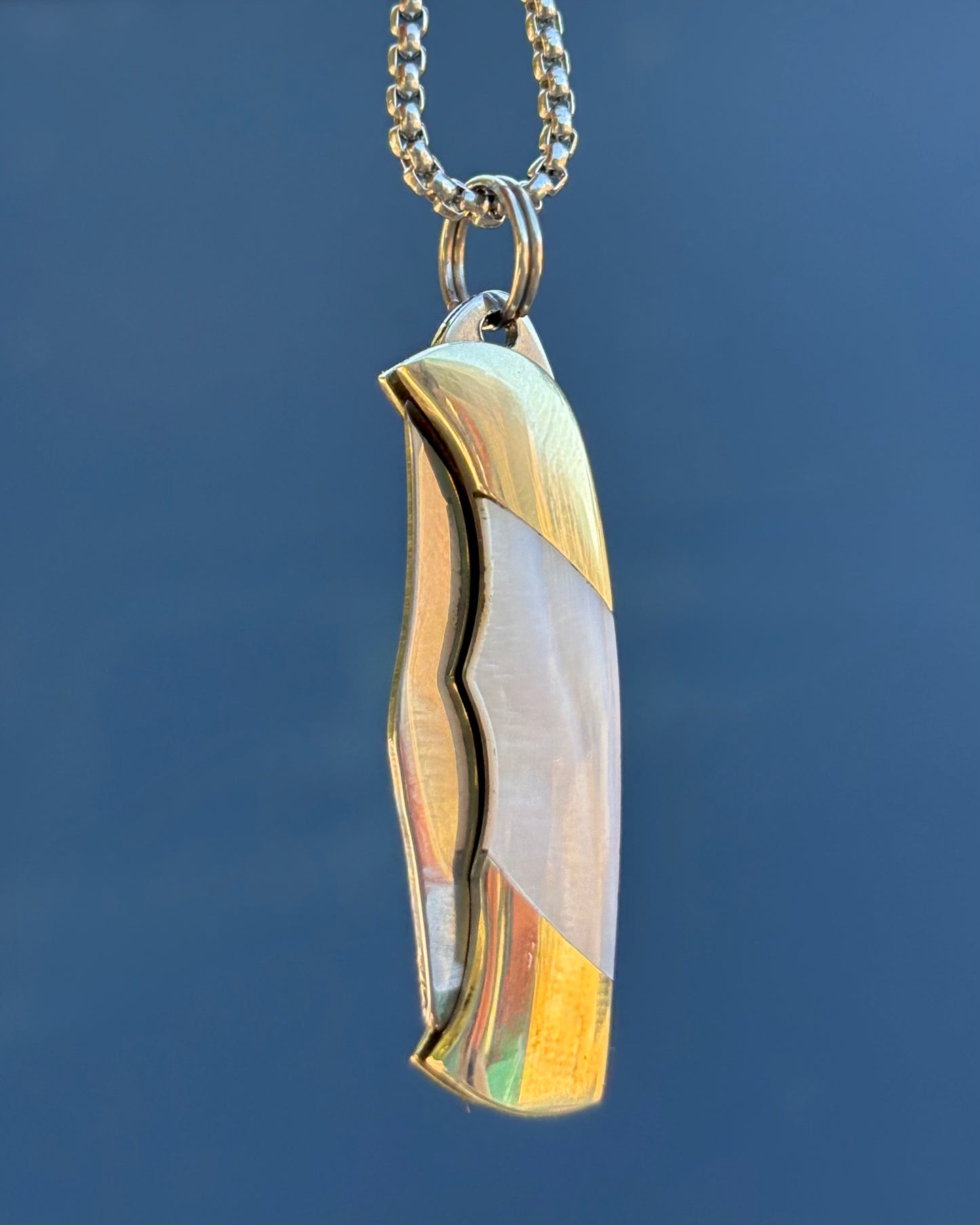 Pink Mini Knife Necklace