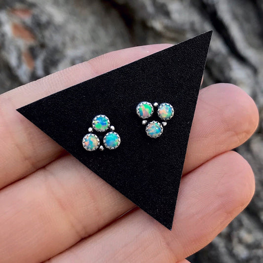 Opal Trio Studs