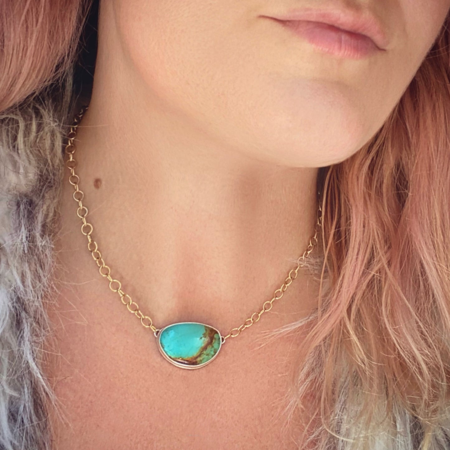Royston Turquoise Chunky Choker
